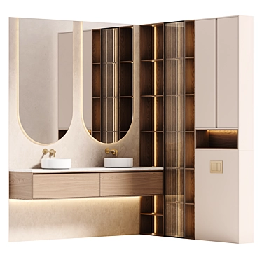 Bathroom furniture set 07