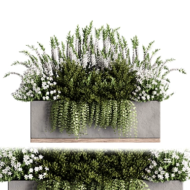 Outdoorplants with concrete Box -set22