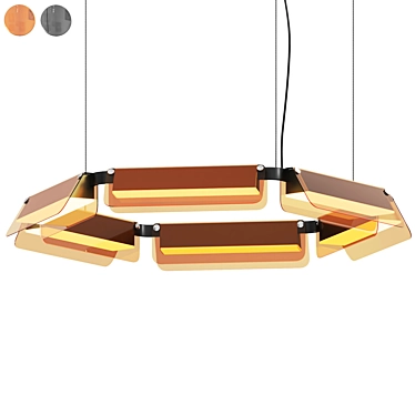 Contemporary 40W Pendant Light 3D model image 1 