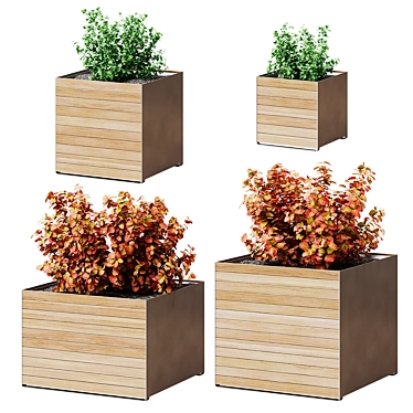 Roka Flower Stand Collection 3D model image 1 