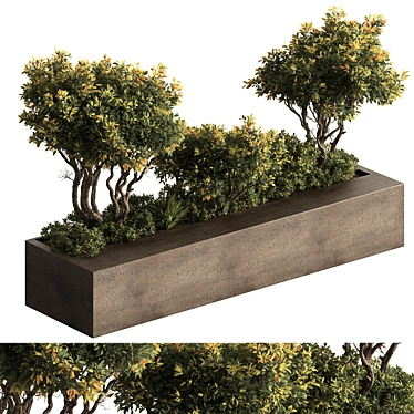  635 Outdoor Plant Box 3D model image 1 