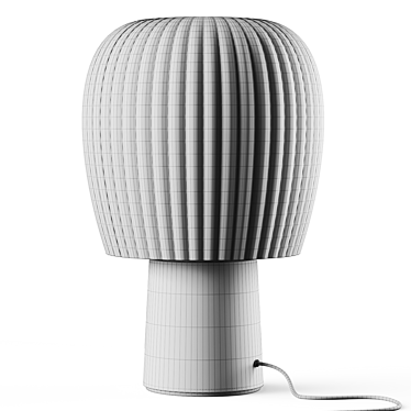 Elegant Nymph Table Lamp 3D model image 1 