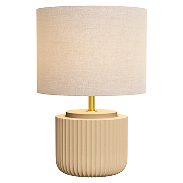 Natural Cole Table Lamp 3D model image 1 