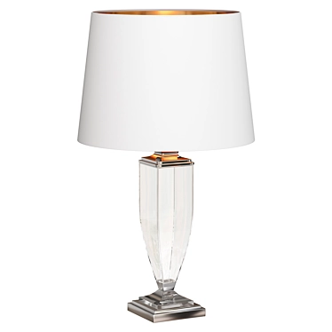 Elegant Laura Ashley Emyr Lamp 3D model image 1 