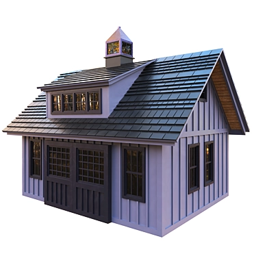 Forest Barnhouse 3D Model Pack 3D model image 1 