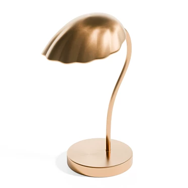 UV-Unwrapped Shell Table Lamp 3D model image 1 