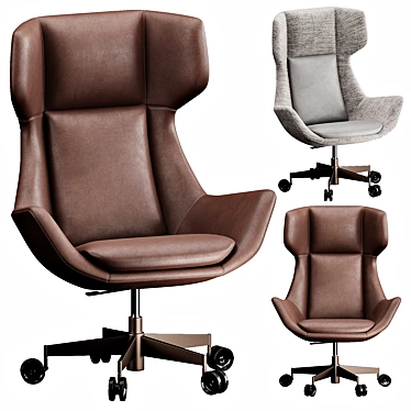 Sophisticated Bonaldo Newton Armchair 3D model image 1 