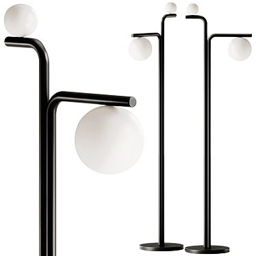 Rivatelier Bubbles Floor Lamp: Modern Elegance 3D model image 1 