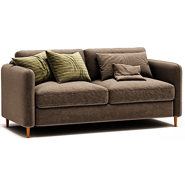 Modern 2-Seater Sofa Bed Lomeo 3D model image 1 