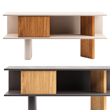 Modern Chic Morica Design Console 3D model image 1 