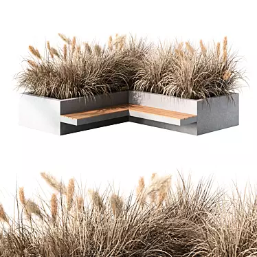 Lush Outdoor Grass Set 3D model image 1 