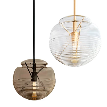 Modern Artemide Vitruvio Pendant Lamp 3D model image 1 