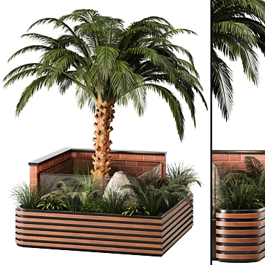 Nature-Inspired Outdoor Plant Collection 3D model image 1 