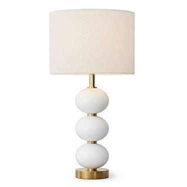 White table lamp Louvre Home Rice