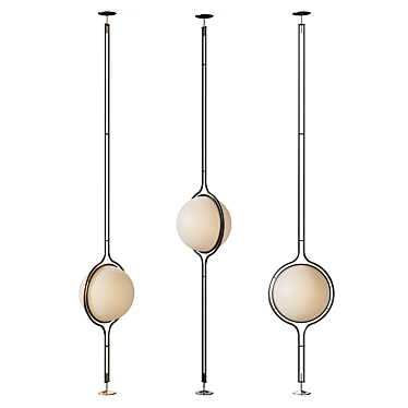 Modern Designer Dana Pendant Lamp 3D model image 1 