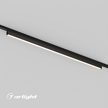 Microcosm Flat LED Track Light 3D model image 1 