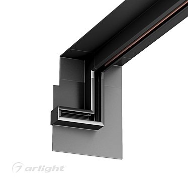 Angle Connector for Microcosm Track 3D model image 1 