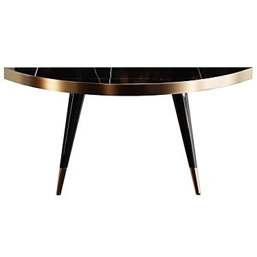 Elegant Liya Console Table 3D model image 1 