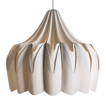 Flower Shape Pendant Light 3D model image 1 