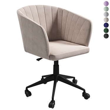 Woodville Tibo Office Computer Chair 3D model image 1 