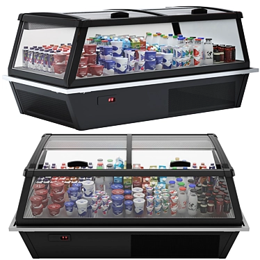 HitLine Refrigerated Display Case 3D model image 1 