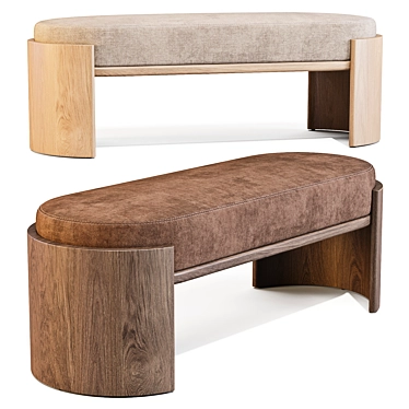 Parla Hug Bench: Lounge Relaxation 3D model image 1 