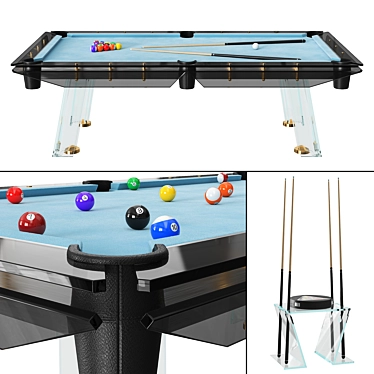 Filotto glass billiard table