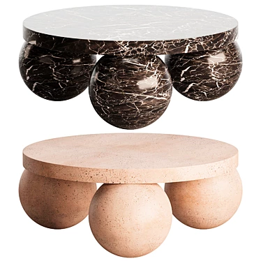 Unique Contemporary Morro Coffee Table 3D model image 1 