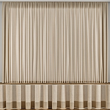 3D Curtain Model Files Collection 3D model image 1 