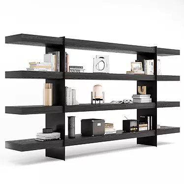 Elegant CasaDesus Barcelona Shelving 3D model image 1 