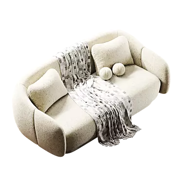 Elegance Canapé Sofa Set 3D model image 1 