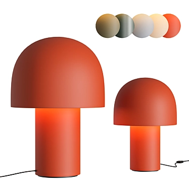 Mushroom Stone Table Lamp by SIMIG 3D model image 1 