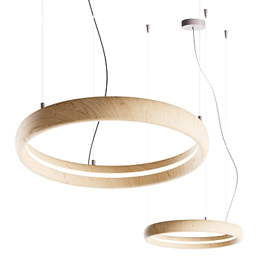 Modern Elegance Pendant Light 3D model image 1 