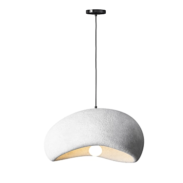 Minimalist Cloud Pendant Light 3D model image 1 