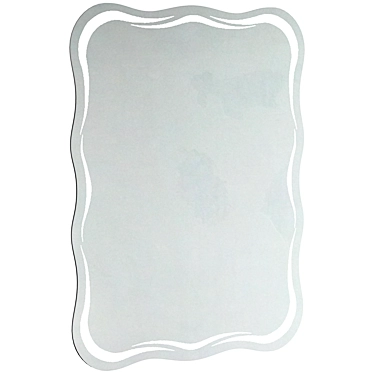 Modern LED Backlit BelBagno Mirror 3D model image 1 