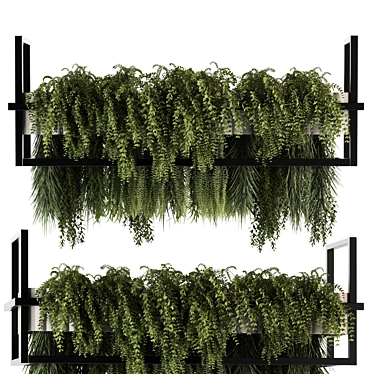 High-Quality Hanging Indoor Plants 3D model image 1 