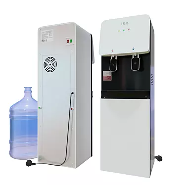 Compact Water Cooler with Heating and Cooling 3D model image 1 