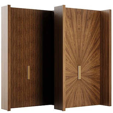  Modern Door Set 2016 3D model image 1 