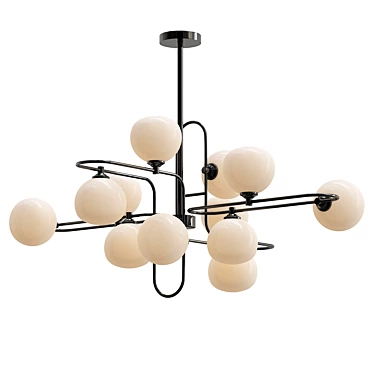 Venumblack Lexington Model Chandelier 3D model image 1 