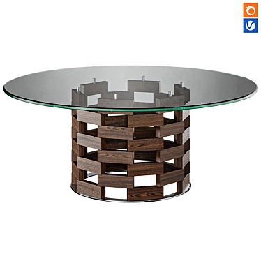 Modern Dining Table with Elegance 3D model image 1 