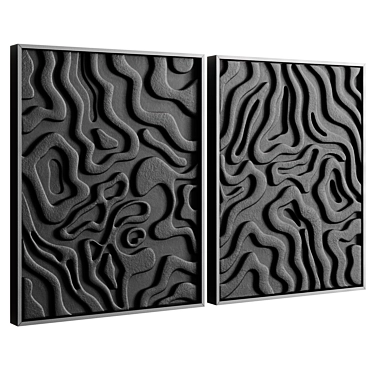 Lucile Salamone Relief Prints Set 3D model image 1 