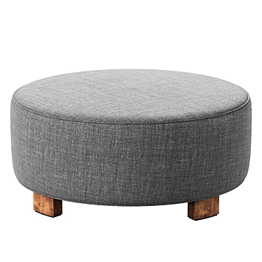 Luxury Carlu Ottoman 3D Model 3D model image 1 