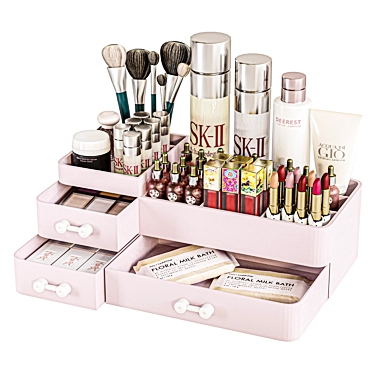  Beauty Salon Cosmetics Set 3D model image 1 