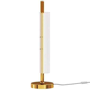 Elegant Modern Loom Table Lamp 3D model image 1 