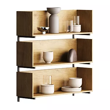 Kristina Dam Studio Stack Wall Shelf Decor Set