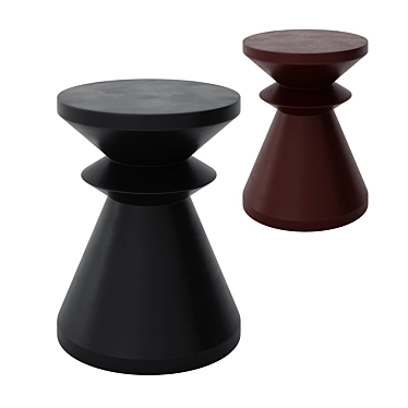 Modern Minimalist Alban Side Table 3D model image 1 