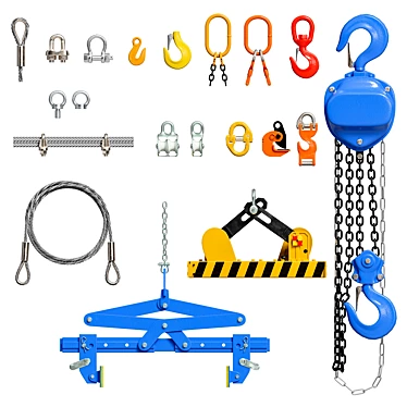 High-Quality Lifting Equipment Model 3D model image 1 