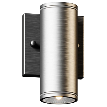 Beverly Outdoor LED Cylinder Light 3D model image 1 