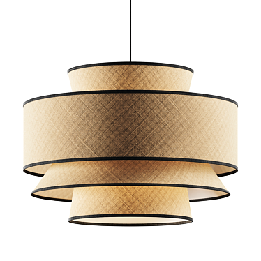 Title: Rotating Modern Pendant Lamp 3D model image 1 