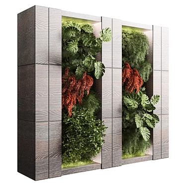 green wall - 3D models category